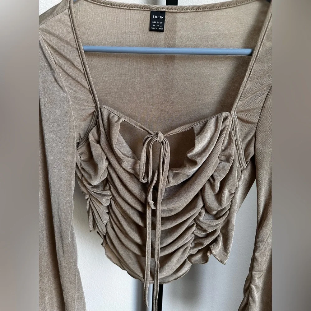 SHEIN size medium long sleeve blouse - Picture 2 of 4